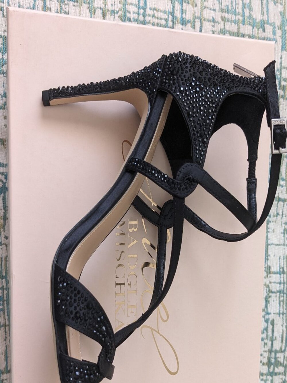 Jewel Badgley Mischka - Aliza II heels 8 NIB